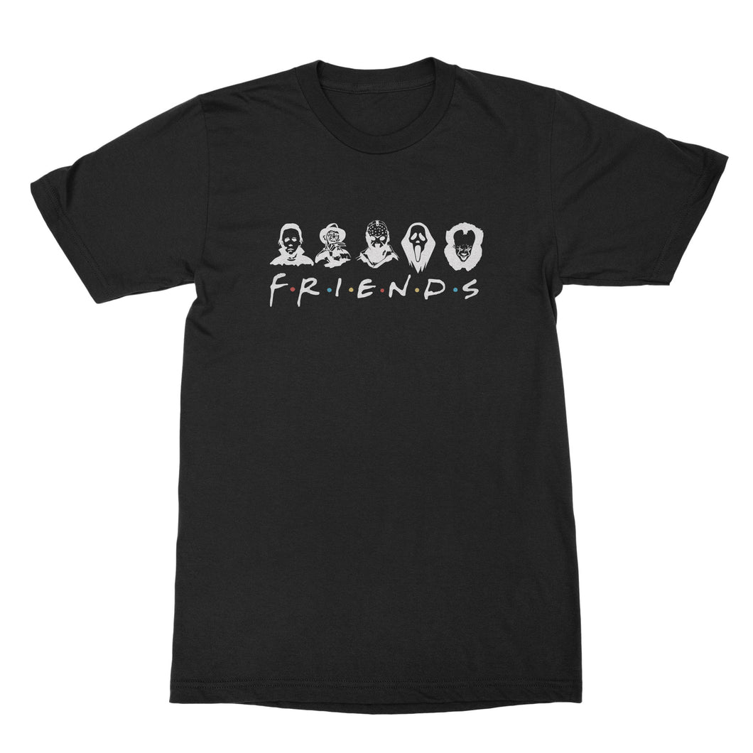Friends Horror Tshirt Friends Horror Movie Tshirts Funny Horror Shirts