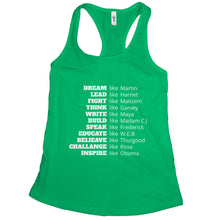 Black History Tank Tops Women Inspirational Black History Dream Like Martin