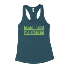 Day Drinking Made Me Do It Day Drinking Tank for Women St Patricks Day Drinking Tank Top Womens