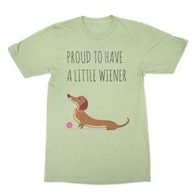 Dachshund Shirt Proud to Have a Little Wiener Dachshund Tshirt