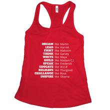 Black History Tank Tops Women Inspirational Black History Dream Like Martin