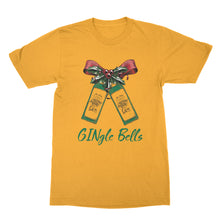 GINgle Bells Shirt Christmas Gingle T-Shirt Xmas Gin Drinking Tee