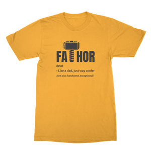 Fa Thor T Shirt Fa-thor Like Dad Just Way Mightier Hero T Shirts