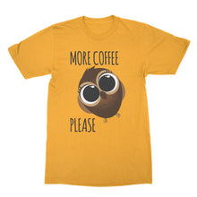 Funny Owl Shirt More Coffee Please Owls Cute Owl T-Shirt