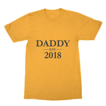 New Dad Tshirt Daddy est 2018 Shirt New Parents Shirt