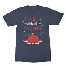Funny Christmas T Shirts Jingle Bells Zinfandel Pass The Cabernet Wine Tshirts