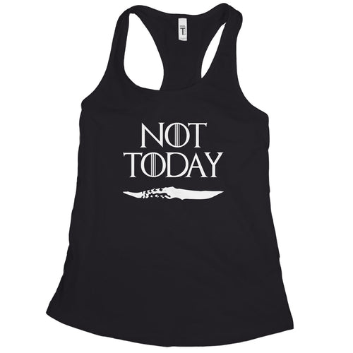 Arya Stark Not Today Tank Top Womens Arya Stark Tank Top