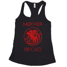 Mother of Cats Tank Top Womens cat Mom Tank Tops for Women
