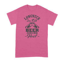 Long Neck Ice Cold Beer Shirt Long Neck Ice Cold Beer Never Broke My Heart Tshirt