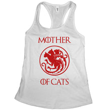 Mother of Cats Tank Top Womens cat Mom Tank Tops for Women