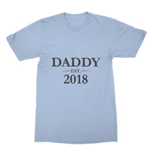 New Dad Tshirt Daddy est 2018 Shirt New Parents Shirt