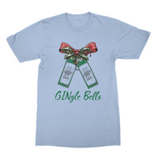 GINgle Bells Shirt Christmas Gingle T-Shirt Xmas Gin Drinking Tee