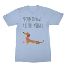 Dachshund Shirt Proud to Have a Little Wiener Dachshund Tshirt