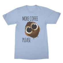 Funny Owl Shirt More Coffee Please Owls Cute Owl T-Shirt