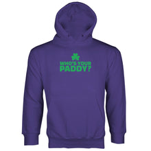 Funny St Patricks Day Hoodie Whos Your Paddy Sweatshirt Hoodie