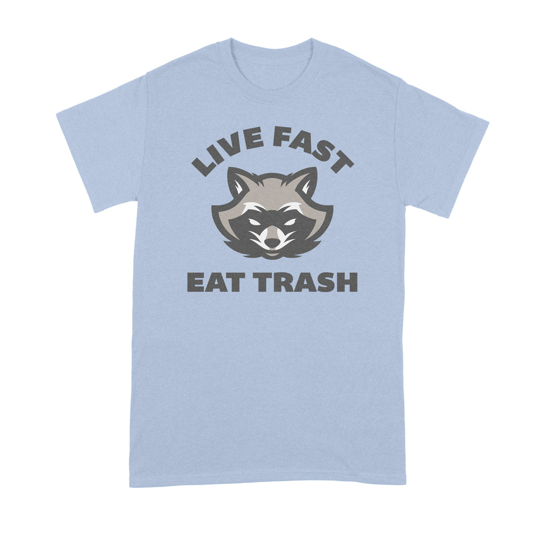 Live Fast Eat Trash Kids Shirt Trash Panda Raccoon Kids Shirt