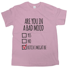 Bad Mood Shirt Are You In A Bad Mood T-Shirt Bitch I Might Be Tee