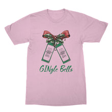 GINgle Bells Shirt Christmas Gingle T-Shirt Xmas Gin Drinking Tee