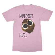 Funny Owl Shirt More Coffee Please Owls Cute Owl T-Shirt