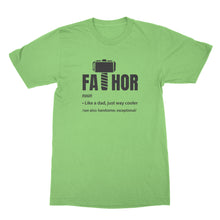 Fa Thor T Shirt Fa-thor Like Dad Just Way Mightier Hero T Shirts