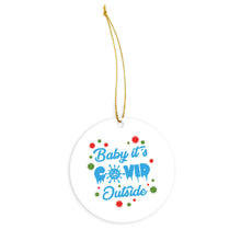 Baby Its Covid Outside Ornament Funny Quarantine Christmas Ornaments