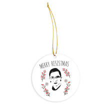 RBG Ornament Merry Resistmas Ornament Ruth Bader Ginsburg Ornament RBG Ornaments for Christmas Tree