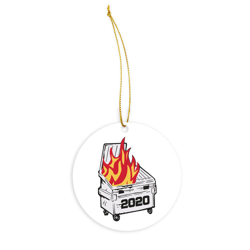 2020 Dumpster Fire Ornament 2020 Dumpster Fire Christmas Ornament