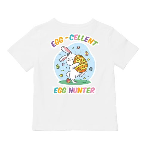 Eggcellent Egg Hunter Kids Shirt Cute Kids Easter Tshirt Youth Boys and Girls T-Shirt