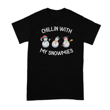 Snowmies Snowmies Chillin with My Snowmies Shirt Christmas Pun Tshirts