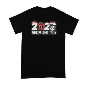 Christmas 2020 Shirt Santa Wearing Mask Shirt Santa Mask Shirt Funny 2020 Xmas Shirts