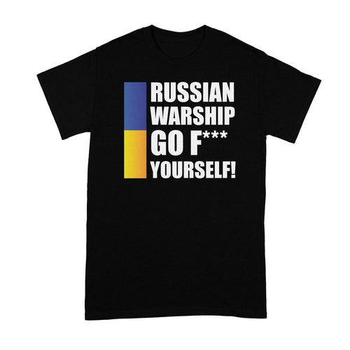 Russian Warship Go F Yourself Tee Shirt Ukrainian Tshirt