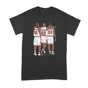 Jordan Pippen Rodman T Shirt Chicago Basketball Shirt Pippen Jordan Tshirt