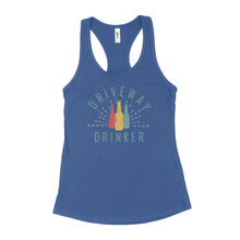Driveway Drinker Tank Women Social Distancing Drinking Tank Top Womens Funny Quarantine Tanks