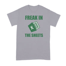 Freak in the Sheets Shirt Funny Spreadsheet T-Shirt Accountant Tshirt Spreadsheets Gift