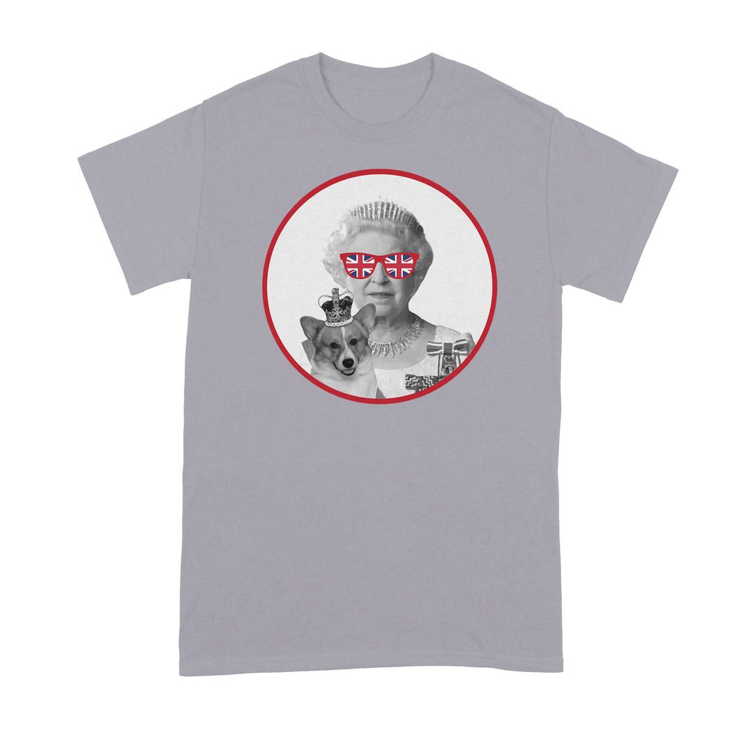 Queen Elizabeth Tshirt Her Majesty Shirt United Kingdom T-Shirt Welsh Corgi T Shirts Rest in Peace