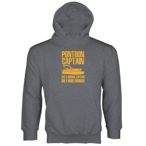 Pontoon Captain Hoodie Pontoon Captain Only More Drunker Hoodies