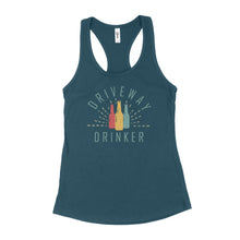 Driveway Drinker Tank Women Social Distancing Drinking Tank Top Womens Funny Quarantine Tanks