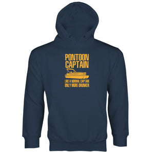 Pontoon Captain Hoodie Pontoon Captain Only More Drunker Hoodies