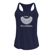 Vote Were Ruthless Tank Top Womens Vote We Are Ruthless Tshirt Women Tanks RBG Ruth Bader Ginsburg We're