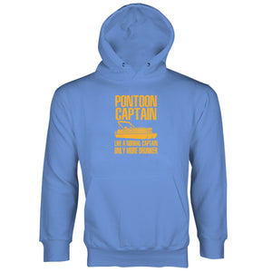 Pontoon Captain Hoodie Pontoon Captain Only More Drunker Hoodies