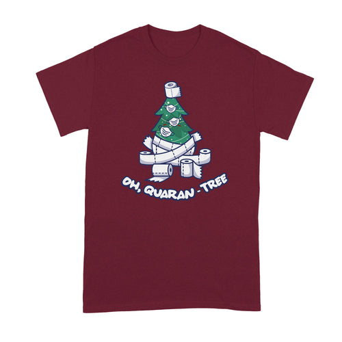 Oh Quarantree Shirt Oh Quaran Tree Shirt Funny christmas Quarantine Tshirts