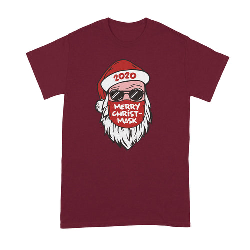 Merry Christmask Shirt Christmas 2020 Quarantine Tshirt Merry Christ Mask