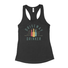 Driveway Drinker Tank Women Social Distancing Drinking Tank Top Womens Funny Quarantine Tanks