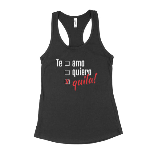 Tequila Te Amo Tank Te Amo Tequila Tank Top Women Tequila Tanks for Women