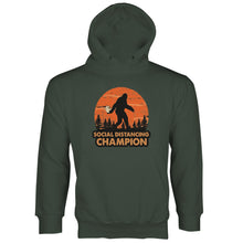 Social Distancing Champion Hoodie Bigfoot Social Distancing Champion Hoodie