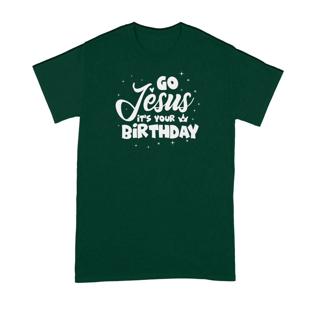 Go Jesus Its Your Birthday Shirt Funny Religious Christmas Shirts
