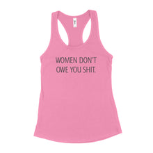 Women Dont Owe You Tank Top Women Don’t Owe You Shit Tank
