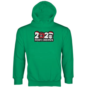 Christmas 2020 Hoodie 2020 Christmas Quarantine Hoodies Santa Wearing Mask