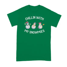 Snowmies Snowmies Chillin with My Snowmies Shirt Christmas Pun Tshirts