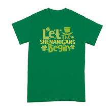 Let the Shenanigans Begin Shirt Shenanigans Tshirt St Patrick’s Day Tee Shirts